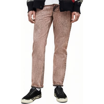 AllSaints Curtis Overdye Ashed Pink Size: W32 | Straight Outlet | Heren | Bruin