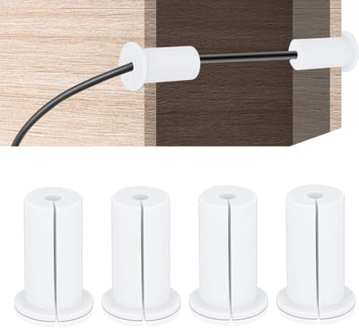 Allecto - Kabelgeleidingsset - Kabeldoorvoer - Rubberen materiaal - Muurdoorvoer - Geschikt voor 1 inch muurgat - 4-delige set