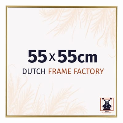 Fotolijst 55x55 cm - Kunststof - Goud - Easy