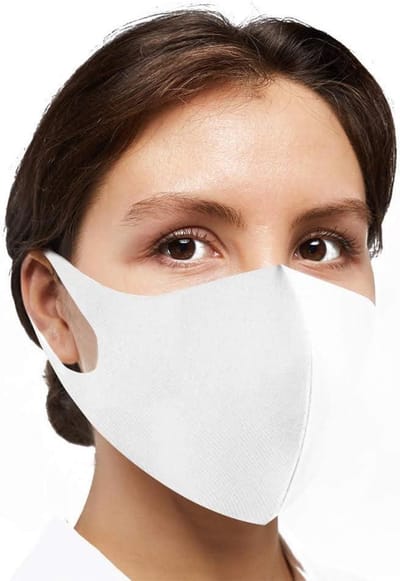 Herbruikbaar Mondkapje - Stofmasker Ademend - Dagelijks Gebruik - Wasbaar PU Materiaal - Unisex - Wit