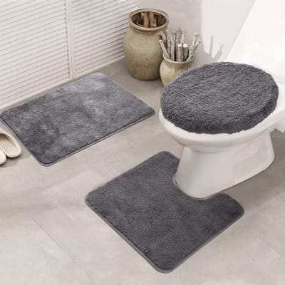 Unyqoos® Zachte en Antislip Badmatten Set voor Comfort en Veiligheid in de Badkamer