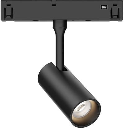48V Magnetische LED Railspot - Track Spot - Brinton Magni - 6W 440lm 24D - Aanpasbare Lichtkleur CCT - Zwart