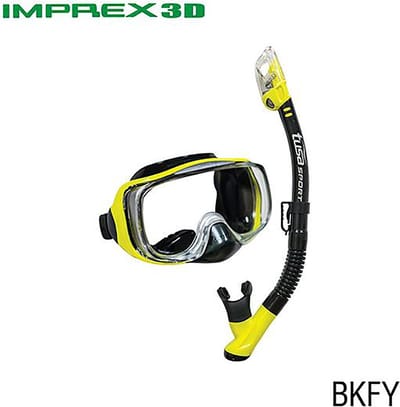 TUSA Imprex 3-D Dry snorkelset