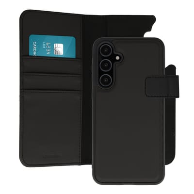imoshion Hoesje - Geschikt voor Samsung Galaxy A55 (5G) - Uitneembare 2-in-1 Luxe Bookcase - Zwart