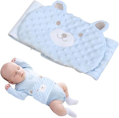 Warmtekussen voor baby's met kersenpitten, ideaal tegen koliek en buikpijn, magnetronbestendig en wasbaar, comfortabel en veilig