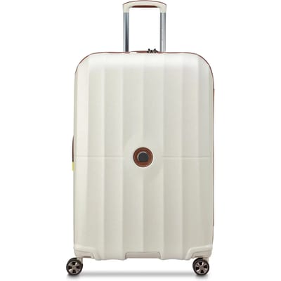 Delsey Carrousel 2 Grote Reiskoffer 77 cm Expandable – 102L – 5 kg – Polycarbonaat – TSA Slot – Zip SECURITECH® 2 – 5 Jaar Garantie - Off White