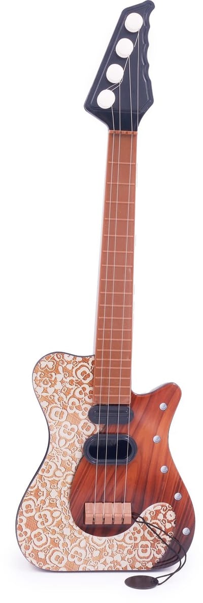 Zoem - Speelgoed Rockgitaar Klein - Muziek - Kindergitaar - Speelgoedgitaar - Muziekinstrument - Gitaar - Cadeau