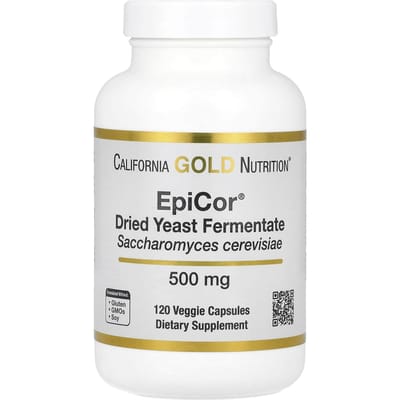 California Gold Nutrition, EpiCor, Gedroogd gistferment, 500 mg, 120 vegetarische capsules