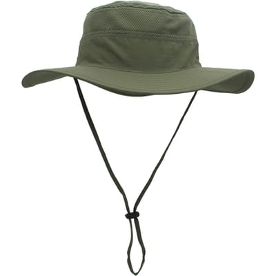 Zonnehoed voor Heren Dames UV Bescherming Opvouwbare Bucket Hat voor Vissen Wandelen Kamperen legergroene kleur