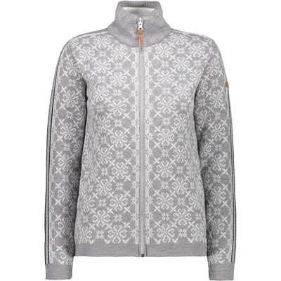 Cmp Knitted Pullover 7h26005 Fleece Met Halve Rits Grijs L Vrouw