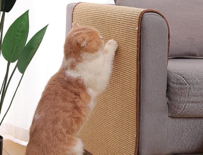 2 x Krabmat voor Katten, Duurzame Sisal Krabmat voor Meubels, Bescherming voor Bank, 30 x 40 cm, Kattenaccessoires, Krabben en Speelplezier