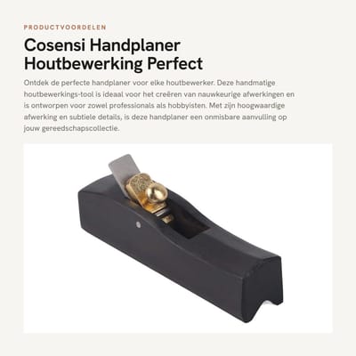 Dailygoods- Houtbewerkingsborstel - Hoogwaardige 65 Manganese - Mini Houtplaner - Lichtgewicht - Voor Snijden/Polijsten - Gebruiksvriendelijk - Houtschaaf