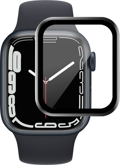 Screenprotector geschikt voor Apple Watch Series 7 41 mm - Glasfolie PET Screen Protector
