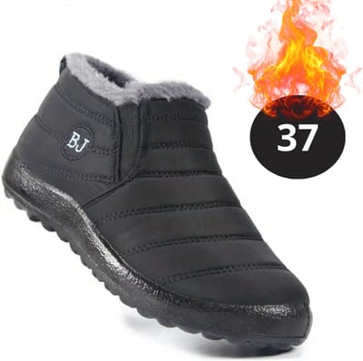 Nivard Snowboots - Sneeuwschoenen - Sneeuwboots - Dames - Wintersport - Ski - Skischoenen - Zwart - 37 - Laag