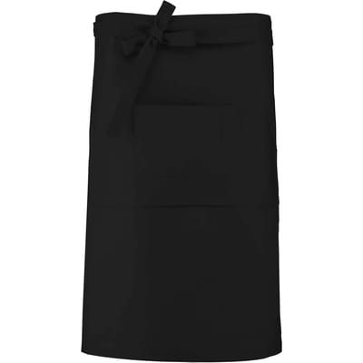 Kariban Katoenen lang schort K887 - Black - One size