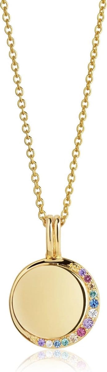 Sif Jakobs sieraden Dames Ketting 925 sterling zilver sterling zilver Zirkonia One Size Goud / Multicolor 32014544
