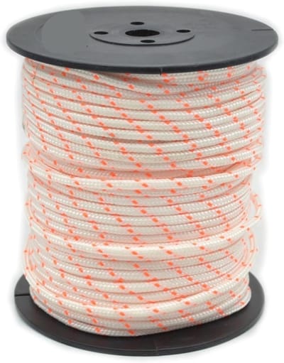 Trekstarter Touw - Reparatiesnoer Motor - Apparatuur Starten - Heavy-Duty Nylon - 50 Meter - Zwart