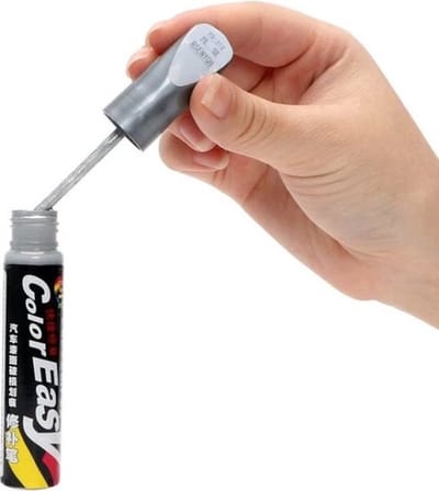 TLVX Lakstift Zilver - Autolakherstel - Zilver Metallic - Kras pen lak stift - Auto lakstiften - Schade herstel - Auto Kras herstel - Kras stift – Zilveren auto lak - Kras verwijderaar - Kras herstel - Sleutelschade auto - Permanent lak herstel