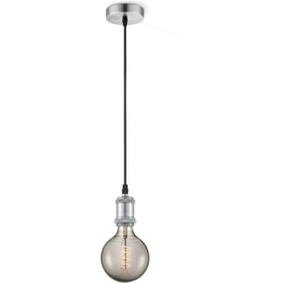 Home sweet home hanglamp Vintage Spiral g125 - Mat staal - smoke