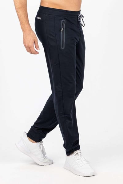 Sjeng Sports PRESTO Long - Maat: S Blauw - Sport Extra Lange Broek Mannen - Sportbroek - Powerstretch