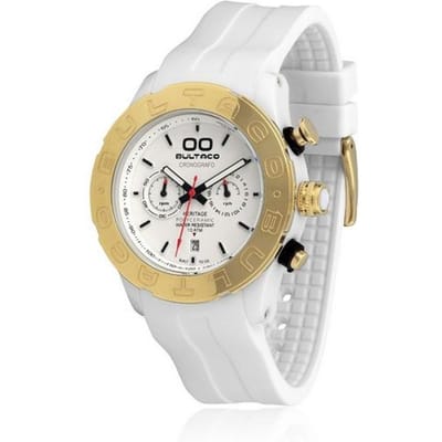 Horloge BULTACO H1PW43C-CW2. Kwarts, Kleur wit. Man.