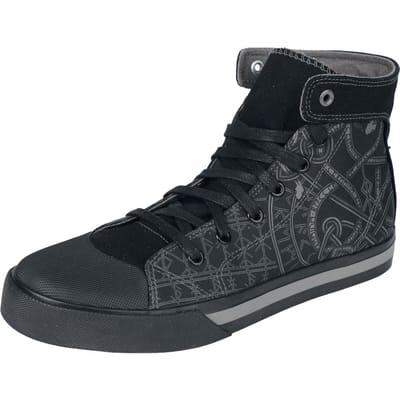 Black Premium by EMP Sneakers - Celtic Snake Canvas Sneaker - EU37 tot EU47 - zwart