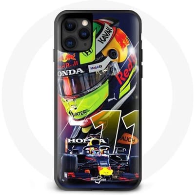 Coque maniacase pour iphone 11 Formula 1 Sergio Perez noir
