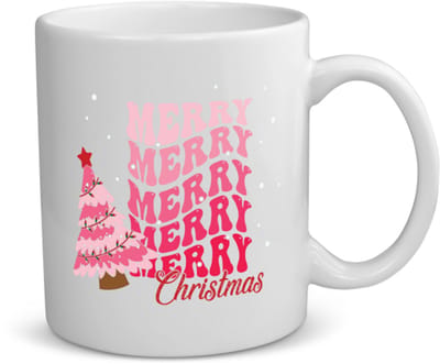 Akyol - kerst merry christmas koffiemok - theemok - Kerstmis - kerst beker - winter - kerst - christmas - kerst cadeau - 350 ML inhoud