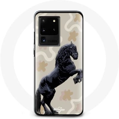 Case voor Samsung Galaxy S20 Ultra Friesian Zwart Paardenras zwart