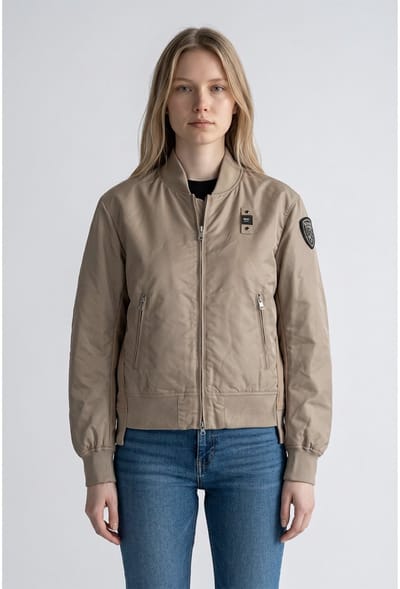 Blauer Laurie beige Bomber Jas