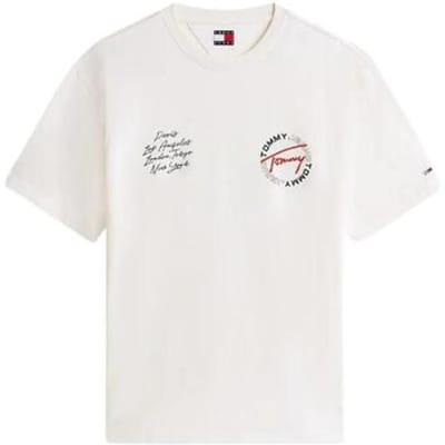 T-Shirt Tommy Jeans Tjm Rlx Sign Circle - Fashion Wear - Volwassen
