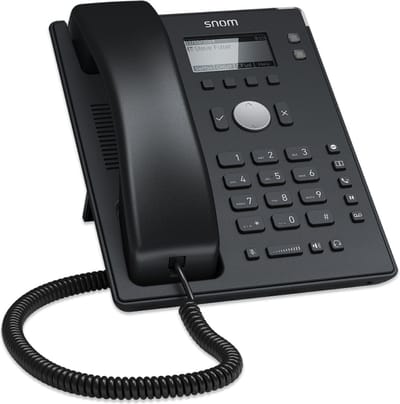 Snom D120 IP telefoon Zwart Handset met snoer 2 regels