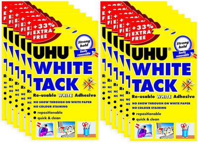 Herbruikbare Plakgum - 12 Stuks - Kneedbaar Vastplakmiddel