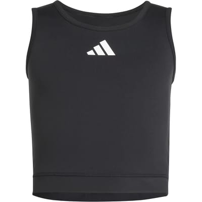 Adidas All Sports Favorite Crop Mouwloos T-shirt Zwart 7-8 Years Meisjes
