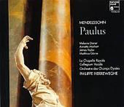 CD MENDELSSOHN - MELANIE DIENER, ANNET - Paulus HMC90158485 HARMONIA MUNDI 1996 Duitsland Klassiek Gebruikt beige