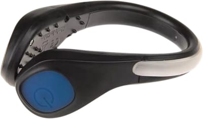 LED Schoenclip Licht – Lichtgevende Clip voor Schoenen – Nachtveiligheid Waarschuwingslampje voor Hardlopen, Fietsen en Sport – Helder Knipperend Clip Light voor Zichtbaarheid en Veiligheid - Blauw