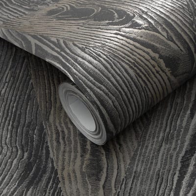 Erismann Vinylbehang 10439-47 - Opus-2 - Modern Zwart - 53cm x 10.05m