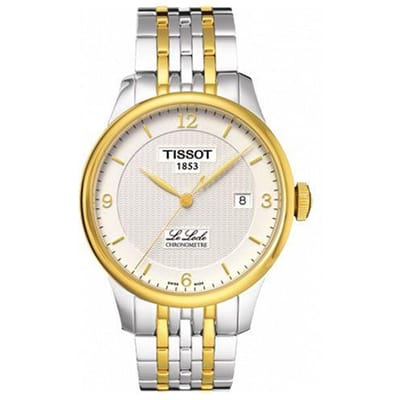 Tissot Le Locle Serie Mechanisch Uurwerk 30M Waterbestendig Horloge 39,3 mm Zilveren Wijzerplaat Roestvrijstalen Band Herenhorloges T006.408.22.037.00 Gold Watch Case white
