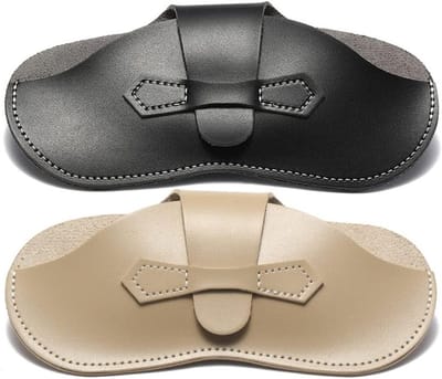 Zachte brillenhoes voor zonnebrillen en leesbrillen - PU leer brillenorganizer, multicolor, één maat, perfect voor bescherming en opslag