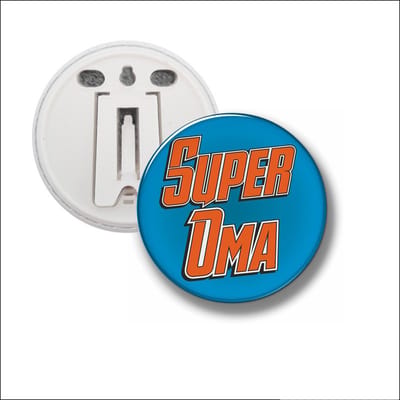 Button Met Clip 58 MM - Super Oma