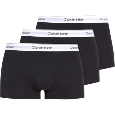 Calvin Klein Lot de 3 Boxers Stretch Logo Homme Noir LV00NB4389UB1 M white