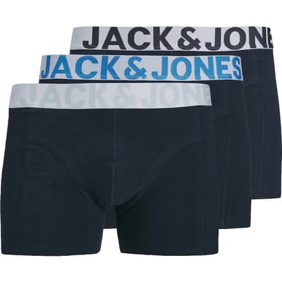 JACK&JONES - JACCONOR SOLID TRUNKS 3 PACK NOOS - Heren - Onderbroeken