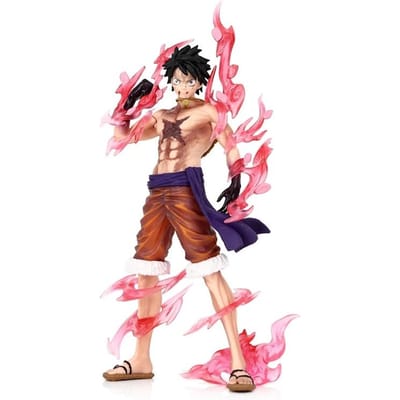 Une pièce Luffy Anime Figure jouets singe D Luffy cerise fluide PVC Action Figurine Collection modèle poupées cadeaux d'annivers brown