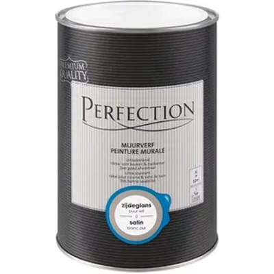 Perfection Ultradekkend Muurverf - Zijdeglans - Puur Wit - 1l