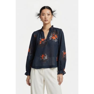 Alchemist Ella Top Navy Größe: 34 | Longsleeves Outlet | Damen | Blau