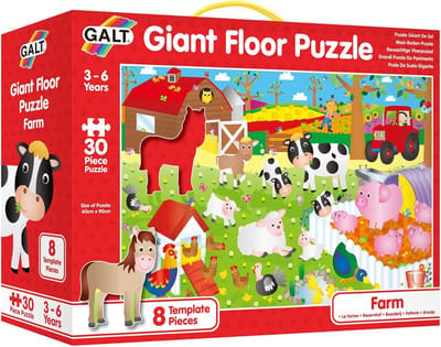 Grote Vloerpuzzel Boerderij - Puzzels voor Kinderen vanaf 3 Jaar