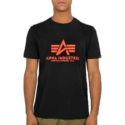 T-shirt Alpha Industries Basic Neon Print