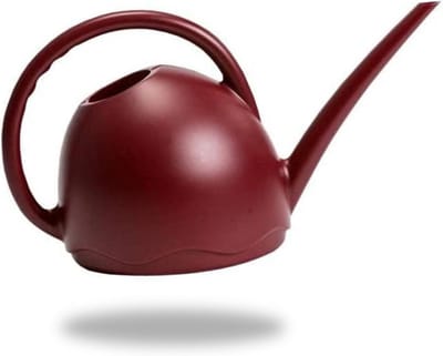 Mini Tuingieter 1,8L - Kunststof Plantengieter voor Binnen en Buiten, Bordeauxrood