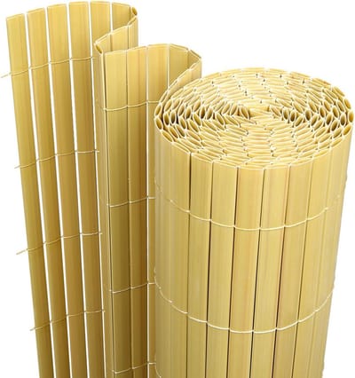 Versterkte PVC Rolborder Tuin en Balkon - UV-Bestendig & Onderhoudsvrij Inkijkvoorscherm (1.6 x 7 m)