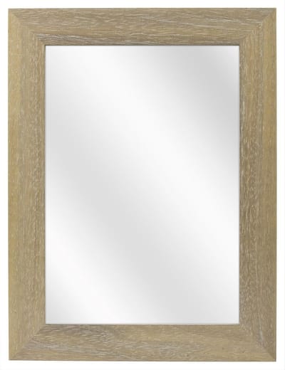 Spiegel met Brede Houten Lijst - Vergrijsd - 40x60 cm